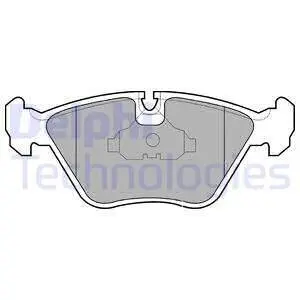 Тормозные колодки дисковые Delphi LP602