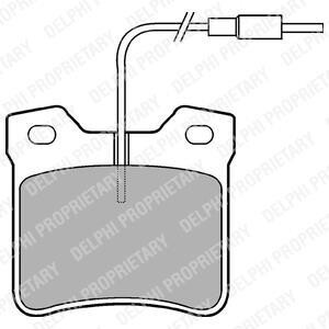 Гальмiвнi колодки дисковi Delphi LP667