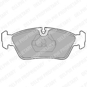 Комплект гальмівних колодок Delphi LP710