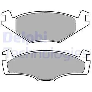 Гальмiвнi колодки дисковi Delphi LP756