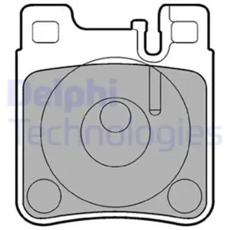 Гальмiвнi колодки дисковi Delphi LP841