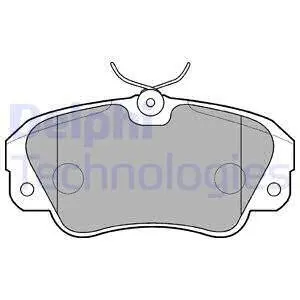 Тормозные колодки дисковые Delphi LP848
