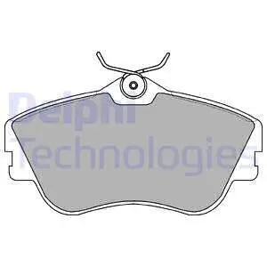 Гальмiвнi колодки дисковi Delphi LP918