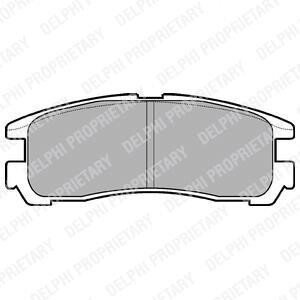 Гальмiвнi колодки дисковi Delphi LP955