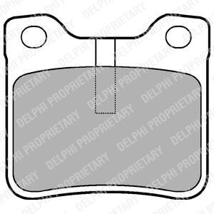 Гальмiвнi колодки дисковi Delphi LP991