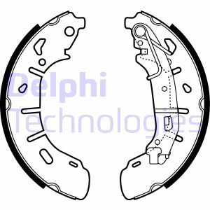 Гальмiвнi колодки барабаннi Delphi LS2050