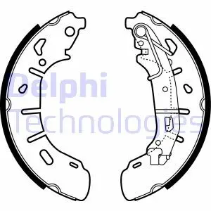 Тормозные колодки барабанные Delphi LS2050