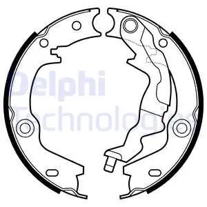 Гальмiвнi колодки барабаннi Delphi LS2161