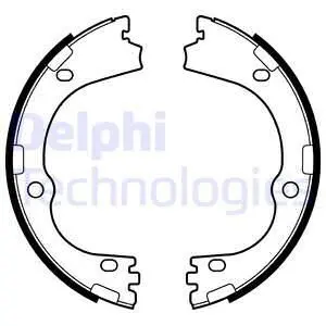 Колодки гальмівні барабанні Delphi LS2166