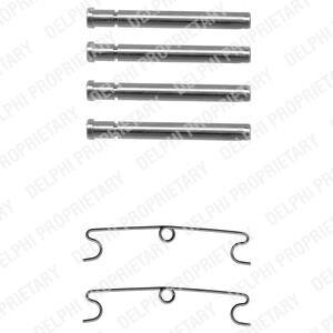 Ремкомплект гальмiвних колодок Delphi LX0170