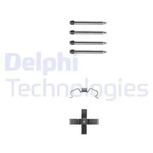 Ремкомплект гальмiвних колодок Delphi LX0263