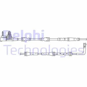Датчик гальмiвних колодок Delphi LZ0318 (фото 1)