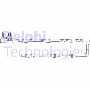 Датчик гальмiвних колодок Delphi LZ0318