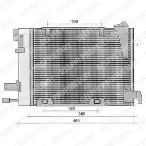 Радiатор кондицiонера Delphi TSP0225221