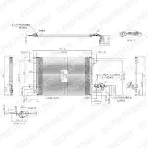 Радiатор кондицiонера Delphi TSP0225482