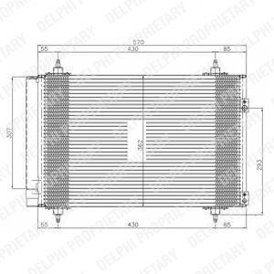 Радiатор кондицiонера Delphi TSP0225548