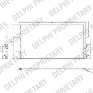 Радiатор кондицiонера Delphi TSP0225640