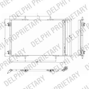 Радiатор кондицiонера Delphi TSP0225642