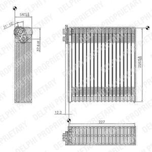 Радiатор кондицiонера Delphi TSP0525153