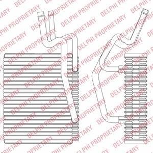 Радiатор кондицiонера ZN Delphi TSP0525204