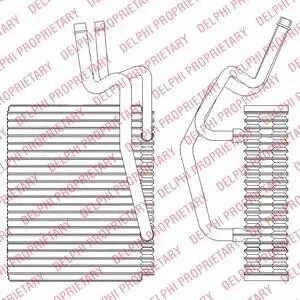 Радiатор кондицiонера Delphi TSP0525204