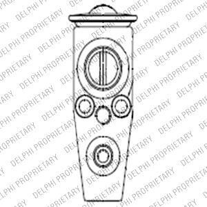 Розширювальний клапан кондицiонера Delphi TSP0585120