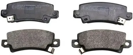 Гальмівні колодки дискові задні Toyota Corolla 02- Denckermann B110753