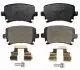 Колодки гальмівнi задні Audi A6, Q3 Seat Alhambra Passat, Passat Alltrack, Passat CC, Sharan, Tiguan 1.4-4.2 05.04- Denckermann B110859 (фото 1)