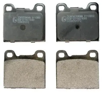 Гальмівні колодки задні дискові Volvo S70/V70/850/940-960 -02 Denckermann B110863
