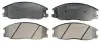 Комплект передних тормозных колодок Hyundai Santa FE 01- Denckermann B110971 (фото 1)
