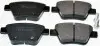Тормозные колодки задние Audi A3/Seat Leon/Skoda Octavia, Superb, Yeti/VW Golf VI, Scirocco Denckermann B111026 (фото 1)