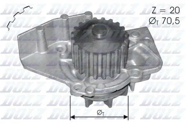 Насос водяной DOLZ C120 (фото 1)