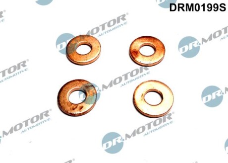 Прокладка термiчна форсунки,4 шт 7x16x2 mm DR.MOTOR DRM0199S