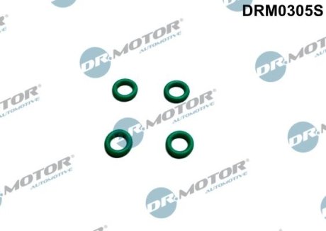 Комплект ущiльнюючих кiлець, 4шт. DR.MOTOR DRM0305S