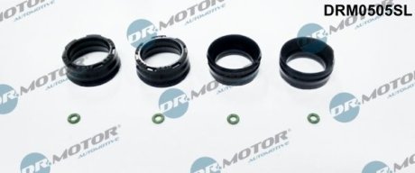 К-т сальникiв форсунки 4 сальники + 4 ущiльнюючих кiльця DR.MOTOR DRM0505SL