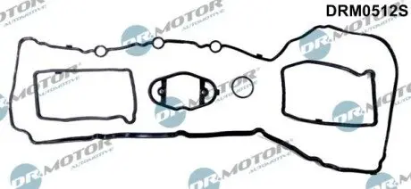Комплект прокладок клапанной крышки 5 элементов DR.MOTOR DRM0512S