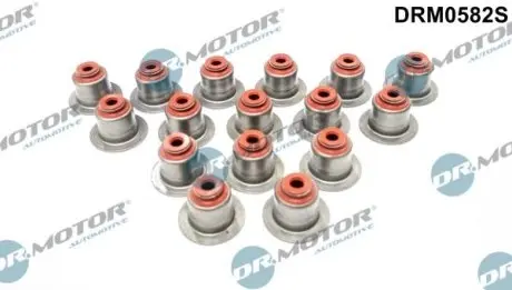 Комплект сальников клапанов 16шт. DR.MOTOR DRM0582S