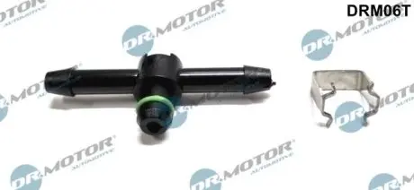 Штуцер пластиковый для топливных шлангов DR.MOTOR DRM06T