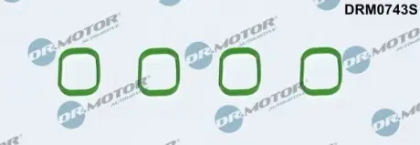 Комплект прокладок колектора, 4шт. DR.MOTOR DRM0743S