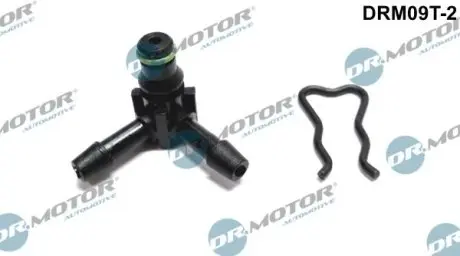 Штуцер шланга обратки Т-образный, с безопасностью - Bosch (пласт.) DR.MOTOR DRM09T2