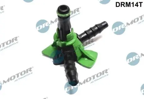 Штуцер шланга обратки Т-образный, с безопасностью - Siemens (пласт.) DR.MOTOR DRM14T