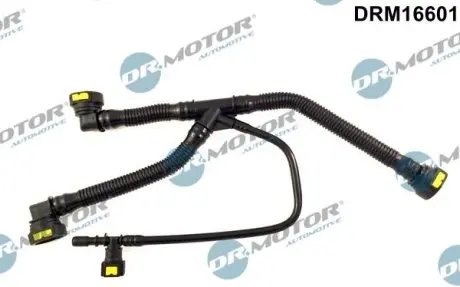 Шланг вентиляции пластиковый с фитингами DR.MOTOR DRM16601
