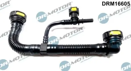 Шланг вентиляції пластиковий з фітингами DR.MOTOR DRM16605