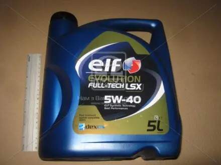 Моторное масло Elf Evolution FullTech LSX 5W40/5л. / (ACEA C3, API SN/CF, VW 502.00/505.01) ELF 213922