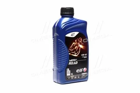 Масло моторное 4T 1L 10W-40 MOTO Road API SN, JASO MA-2 ELF 213957