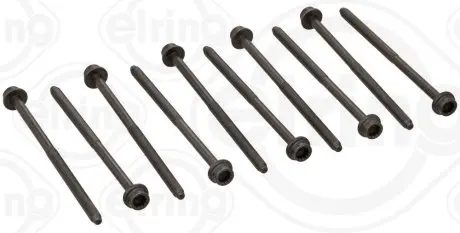 Комплект болтов с головкой системы TORX из черного металла ELRING 228.470