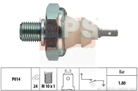 Датчик давления масла (белый) Audi/VW 1,8 bar EPS 1.800.045