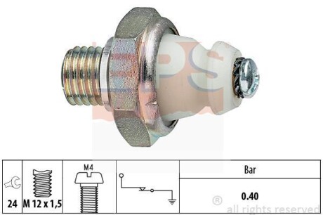 Датчик тиску масла 0,4 BAR DB OM602 210-410 EPS 1.800.098