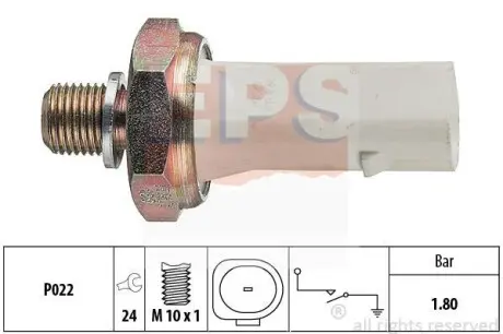 Датчик давления масла VW Polo, Vento, Sharan, T4 Seat Ibiza, Cordoba, Alhambra 1.6-2.0 93- EPS 1.800.136