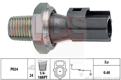 Датчик тиску масла Ford Focus/Mondeo/Tranzit 02-/Fiat/Citroen/Peugeot 2.2Hdi EPS 1.800.145